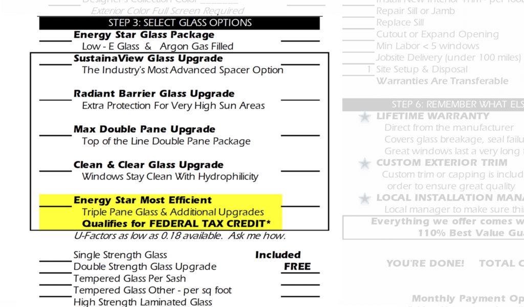 Energy efficient glass packages for replacement windows in Charlotte, NC